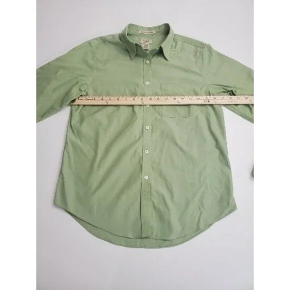 L.L. Bean Women's Wrinkle Resistant Long Sleeve Button Up Casual Shirt, S - Picture 6 of 7
